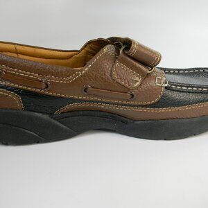 Mens Dr. Comfort Mike Black\Brown Leather Upper\Lining Shoes Size 10M